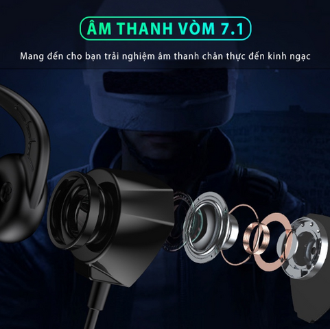 Tai nghe Gaming SIDOTECH G3M có mic chống ồn - Chất lượng âm thanh nâng cao cho game thủ PUBG, Liên Quân, FF, Tốc Chiến