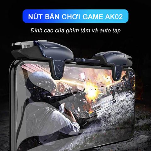 Tay Cầm Chơi Game Điện Thoại Sidotech AK02 - Hỗ Trợ Auto Tap Độ Nhạy Cao, Pin 12 Giờ, Thiết Kế Gọn Nhẹ, Phụ Kiện Đánh Game Trên Mobile