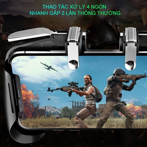 Tay Cầm Chơi Game Điện Thoại SIDOTECH AK16 - Hỗ Trợ PUBG, Free Fire, Chơi Game Dễ Dàng, Thiết Kế Thoải Mái, Không Cần Cài Đặt
