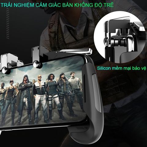 Tay Cầm Chơi Game Điện Thoại SIDOTECH AK16 - Hỗ Trợ PUBG, Free Fire, Chơi Game Dễ Dàng, Thiết Kế Thoải Mái, Không Cần Cài Đặt