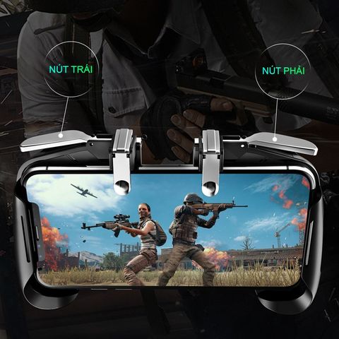 Tay Cầm Chơi Game Điện Thoại SIDOTECH AK16 - Hỗ Trợ PUBG, Free Fire, Chơi Game Dễ Dàng, Thiết Kế Thoải Mái, Không Cần Cài Đặt
