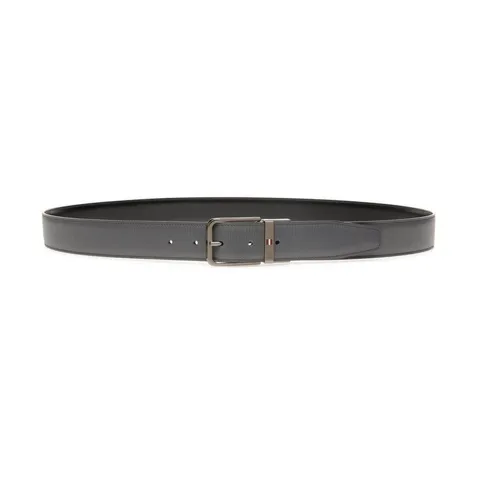 Thắt lưng nam Bally Arkin Grey Leather Adjustable Belt size 110cm