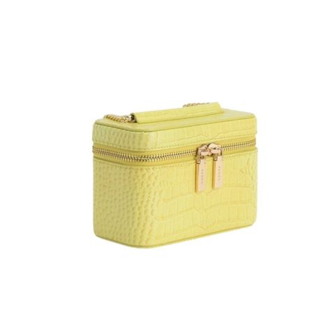 Túi đeo chéo Pedro Textured Leather Vanity Case PW4-65940023 màu vàng