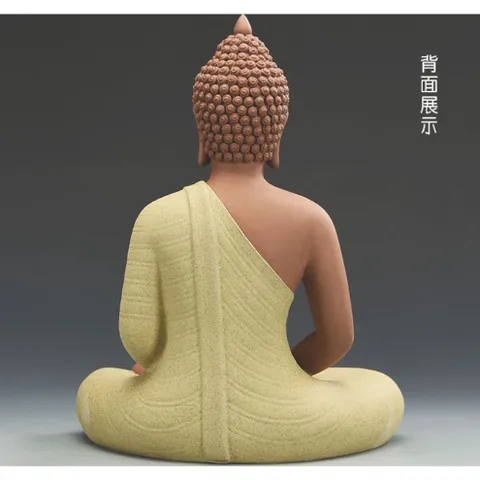 Tượng Phật Thích Ca Gốm Tử Sa Cao Cấp 30cm