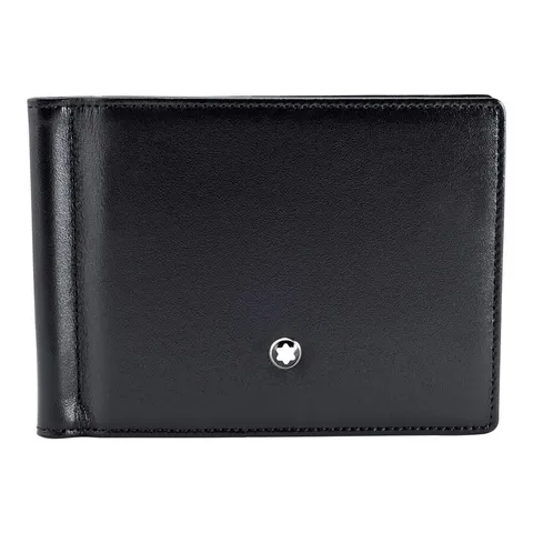 Ví Montblanc Meisterstuck 6 CC Men's Leather Wallet with Money Clip 5525