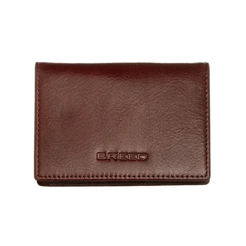 Ví nam Breed Porter Genuine Leather Bi-Fold Wallet màu nâu