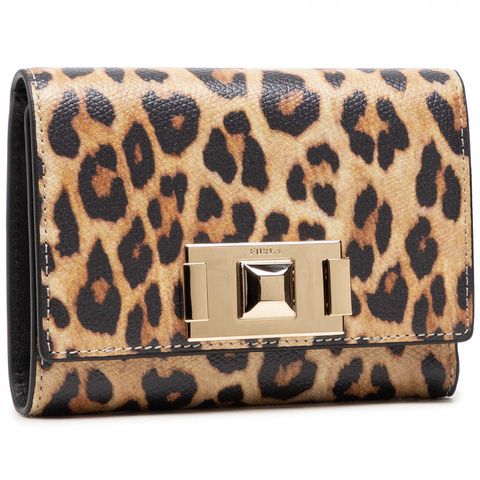 Ví nữ Furla Mimi M Compact Wallet Ares St Leopardo Mini