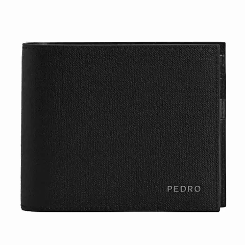 Ví Pedro Full Grain Leather Wallet With Insert Black PM4-15940213