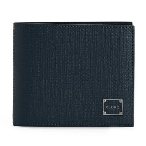 Ví Pedro Textured Leather Wallet Navy PM4-15940215