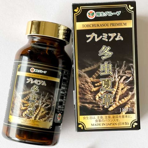 Viên Đông Trùng Hạ Thảo Tohchukasou Premium - Hỗ Trợ Sức Khỏe, Cải Thiện Sinh Lý và Giấc Ngủ, Giải Quyết Căng Thẳng Cho Người Dùng