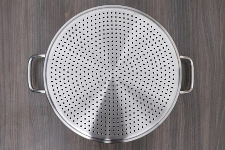 Xửng Hấp Inox 2 Quai Fivestar Không Nắp Size 32cm - Dụng Cụ Nhà Bếp Chống Gỉ Sét, Dễ Vệ Sinh, Phong Cách Châu Âu