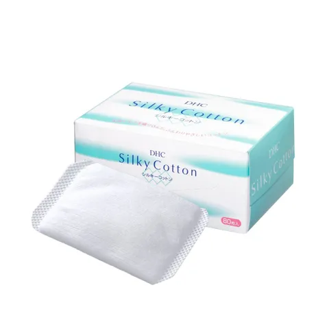 Bông tẩy trang DHC Silky Cotton Nhật Bản