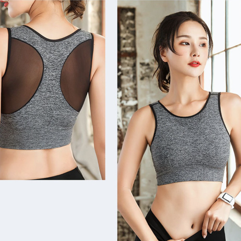 Áo Bra Nữ Tập Gym Yoga Amin Phối Lưới - Chất Liệu Thoáng Mát, Thiết Kế Năng Động, Hỗ Trợ Nâng Đỡ Vòng 1 Tối Ưu
