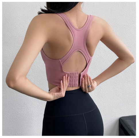 Áo Ngực Thể Thao Amin AM059 - Mút Đệm Nâng Ngực, Chất Liệu Cotton Co Giãn 4 Chiều, Dùng Tập Gym, Yoga, Thể Thao Nữ