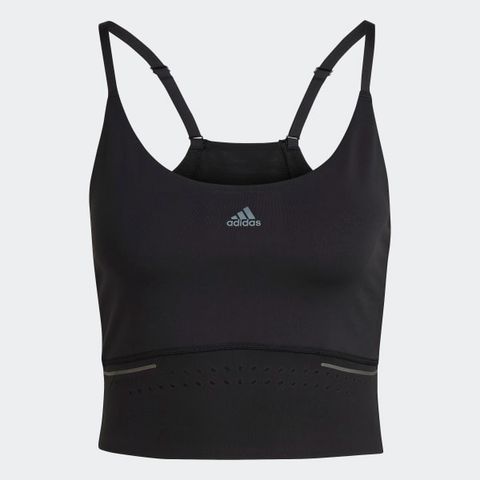 Áo Tank Top Lửng Adidas Hiit 45 Seconds HK4717 - Đen ôm vừa, Thoáng khí, Đồ Tập Gym Nữ, Lưu Ý Thể Thao Mệt Mỏi