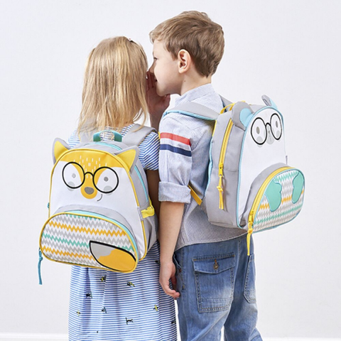Balo Vải Konig Kids Hình Cáo Vàng - Thiết Kế Dễ Thương, Chất Liệu Bền, Quai Đeo êm Ái Cho Bé, Hàng Chính Hãng 0919-KK-002-201826