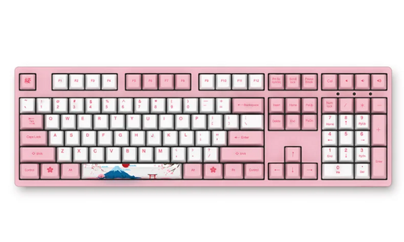 Bàn phím cơ gaming Akko 3108 World Tour Tokyo V2 - Thiết kế Fullsize 108 phím, Kết nối USB Type-C, Switch Akko Blue/Orange/Pink