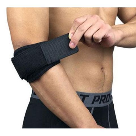 Băng Cuốn Thể Thao Bendu PK5201 - Bảo Vệ Khuỷu Tay, Chống Sốc EVA, Hỗ Trợ Gym, Tennis, Bóng Rổ - Freesize Đen