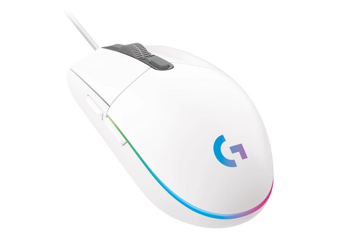 Chuột Gaming Có Dây Logitech G102 Gen 2 Lightsync - 6 Nút Bấm, LED RGB 16.8 Triệu Màu, Độ Nhạy 200-8000 DPI, Thiết Kế Đối Xứng