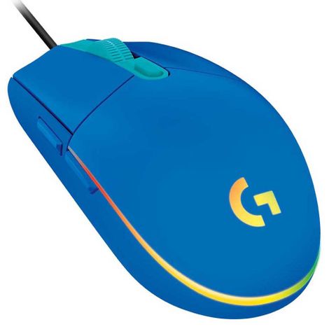 Chuột Gaming Có Dây Logitech G203 Lightsync RGB - Cảm Biến Tùy Chỉnh 200-8000dpi, 16.8 Triệu Màu Sắc, Thiết Kế Tiện Dụng