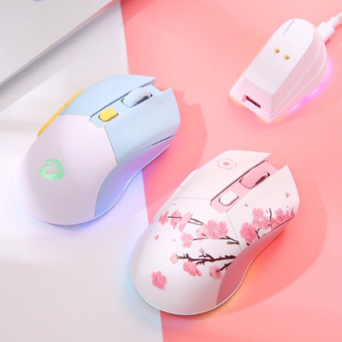 Chuột Không Dây Gaming Dareu EM901X RGB Led - Thiết Kế Hiện Đại, Dock Sạc Nhanh, Thời Gian Sử Dụng 18 Giờ