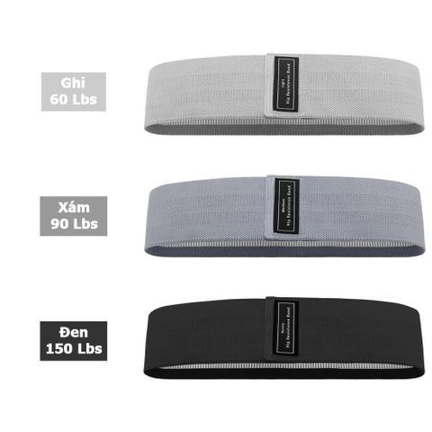 Bộ 3 Dây Kháng Lực Mini Band Vải Aolikes - Tập Chân Mông Hiệu Quả Cho Gymer, Dụng Cụ Thể Thao Tập Luyện Tại Nhà