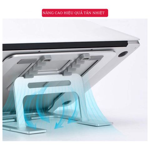 Giá Đỡ Máy Tính, Laptop, iPad, Macbook Tamayoko FS-104 - Thiết Kế Nhôm Cao Cấp, 5 Mức Độ Cao, Gọn Nhẹ, Tản Nhiệt Tối Ưu