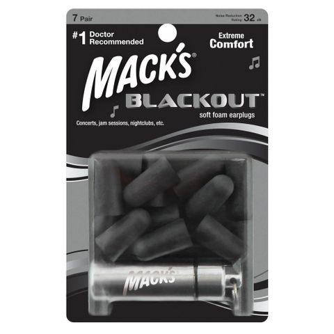 Hộp 7 Đôi Nút Bịt Tai Soft Foam Mack's - Giảm Tiếng Ồn Hiệu Quả Dành Cho Ngủ, Học Tập, Du Lịch, Sự Kiện Ồn Ào
