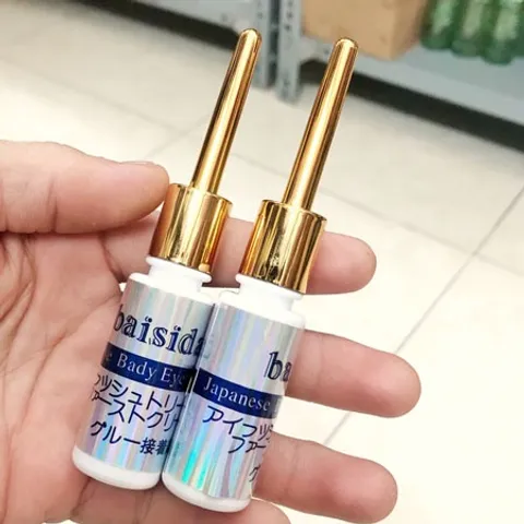 Keo Dán Mi Chuyên Nghiệp Baisidai Dạng Gel 5ml - Dán Mi Giả Siêu Chắc, Trong Suốt, Không Kích Ứng, Dễ Dàng Tháo Rời