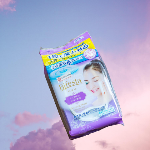 Khăn Ướt Tẩy Trang Bifesta Micellar Cleansing Sheet Enrich 46 Miếng - Hỗ Trợ Cấp Ẩm và Tăng Độ Đàn Hồi Da Mềm Mại