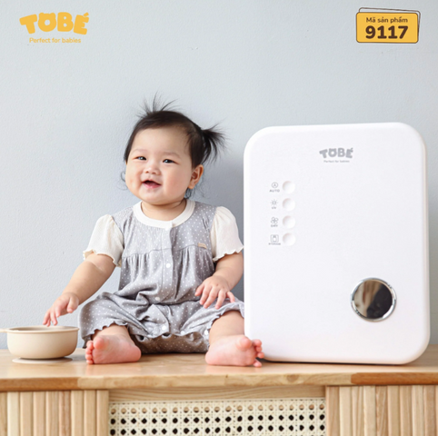 Máy Tiệt Trùng UV ToBé Win 01 MS 9117 17L - Công Nghệ Khử Khuẩn Tia UV, Tiệt Trùng Đồ Dùng Cho Bé, Diệt 99.9% Vi Khuẩn