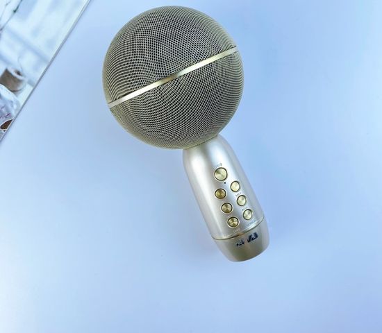 Micro Karaoke Bluetooth Không Dây JVJ YS-08 - Hát Karaoke, Nghe Nhạc Online Offline, Pin 3000mAh, Thiết Kế Thời Trang, Màu Hồng và Vàng