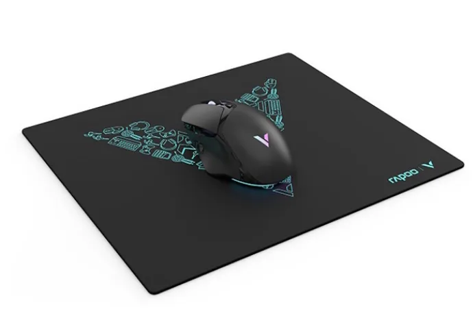 Miếng Lót Chuột Rapoo V1 Gaming - Siêu Mỏng 3mm, Chất Liệu Mịn, Đáy Chống Trượt, Kích Thước 30x25cm - Phụ Kiện Máy Tính Chất Lượng Cao