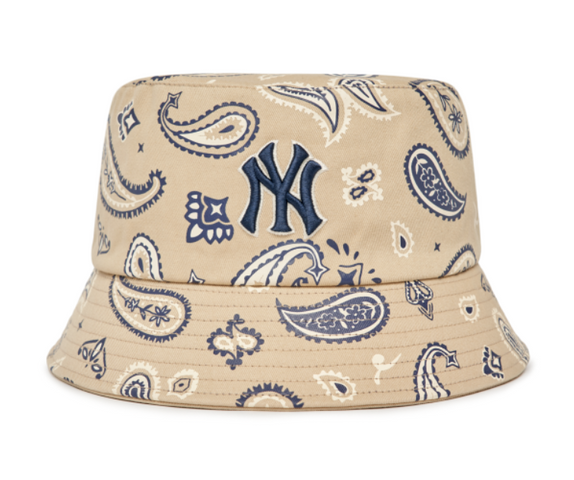 Mũ MLB Paisley Bucket Hat New York Yankees 3AHT0292N-50BGS