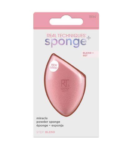 Mút Tán Phấn Real Techniques Miracle Powder Sponge - Bông Tán Phấn Mịn Nhẹ, Dùng Thích Hợp Cho Phấn Phủ, Hồng, Bronzer, Highlight
