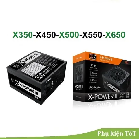 Nguồn máy tính Xigmatek X-Power II 250W-600W - PSU Chất lượng cao, Tương thích rộng rãi, Hiệu suất ổn định cho gaming và đồ họa