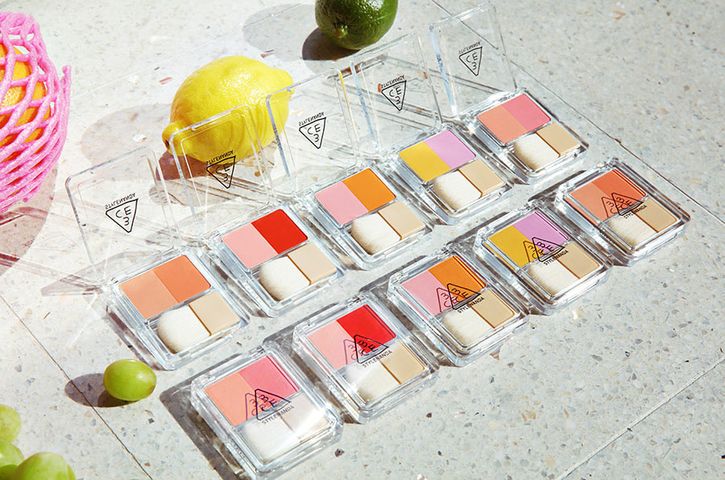Phấn Má 2 Màu 3CE Dual Blend Blusher - Phấn Nén Mịn Dạng Hộp Tiện Lợi, Bám Màu Tốt, Phong Cách Trang Điểm Tự Nhiên