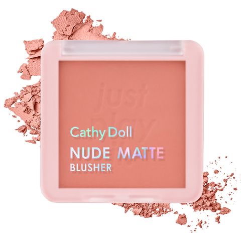 Phấn má hồng dạng nén Cathy Doll Nude Matte Blusher