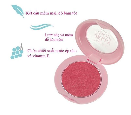 Phấn Má Hồng Dạng Thạch Lâu Trôi Silkygirl Jelly Cheek Tint - Ánh Nhũ Rạng Rỡ, Dễ Tán, Nhiều Màu Sắc Thời Thượng