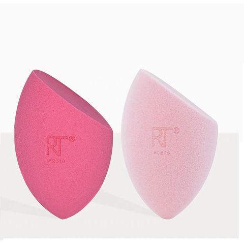 Set 2 Bông Mút Trang Điểm Real Techniques Miracle Sponge - Dupe Hoàn Hảo Beauty Blender Cho Lớp Nền Mịn Màng, Dễ Dàng Sử Dụng