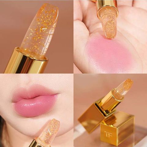 Son Dưỡng Thạch Tom Ford 24K Gold Z09 Soleil Lip Blush - Son Dưỡng Cao Cấp, Hiệu Ứng Căng Bóng, Hồng Nữ Tính, Sang Trọng