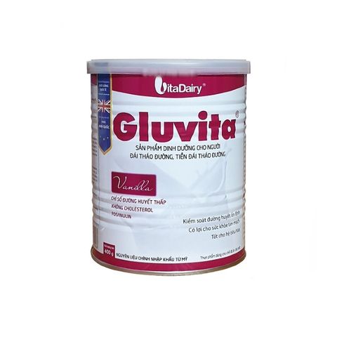Sữa Bột Dinh Dưỡng Gluvita Vitadairy 400g Cho Người Tiểu Đường - Hỗ Trợ Kiểm Soát Đường Huyết Và Cung Cấp Năng Lượng Thiết Yếu