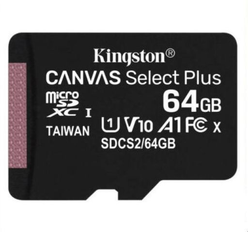 Thẻ Nhớ microSD Kingston Canvas Select Plus SDCS2 16GB/32GB/64GB Tốc Độ 100Mb/s - Lưu Trữ Ảnh Video Full HD, Hỗ Trợ Android