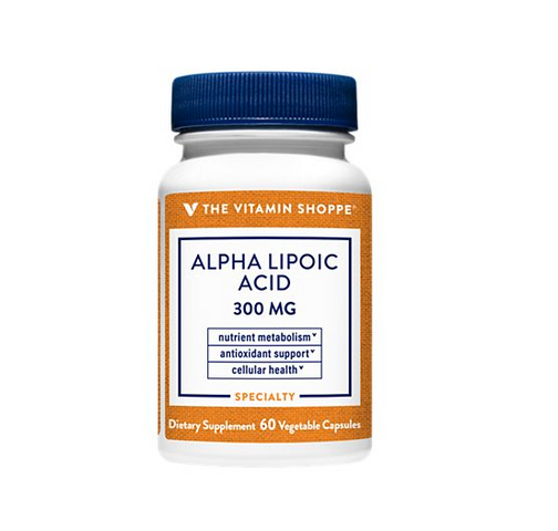 The Vitamin Shoppe Alpha Lipoic Acid giúp kiểm soát đường huyết