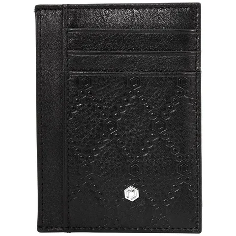 Ví da Picasso And Co Leather Card Holder Black PLG750BLK