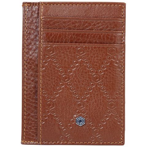 Ví da Picasso And Co Leather Card Holder Tan PLG750TAN