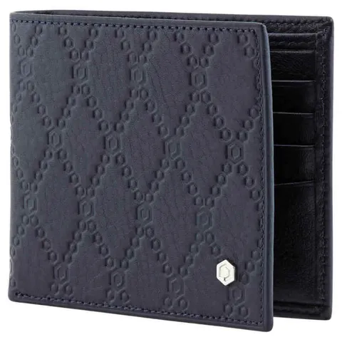 Ví da Picasso And Co Leather Wallet Navy Blue PLG1595NBLU