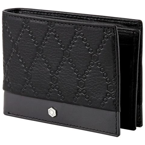 Ví da Picasso And Co Two-Tone Leather Wallet Black Grey