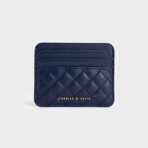 Ví đựng thẻ Charles & Keith Quilted Cardholder CK6-50681017-1 Navy