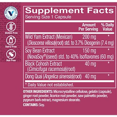 (Hàng nhập khẩu) Viên uống hỗ trợ cân bằng nội tiết tố nữ The Vitamin Shoppe Phytoestrogen Complex